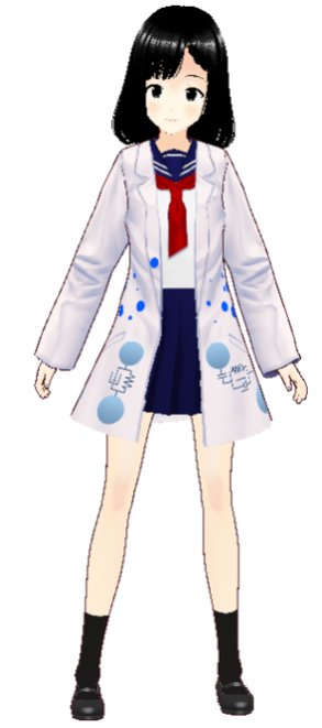 VTuber粉体 粒子の立ち絵